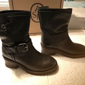 Ash Italia leather Moto Boot
